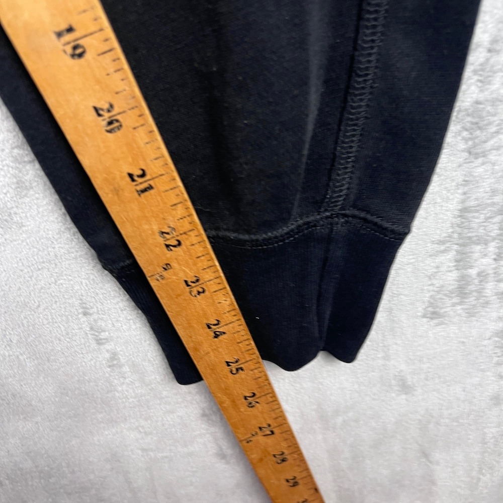 Abercrombie & Fitch Mens Medium Black Fleece Jogger Sweatpants Embroidered Logo - Picture 6 of 10